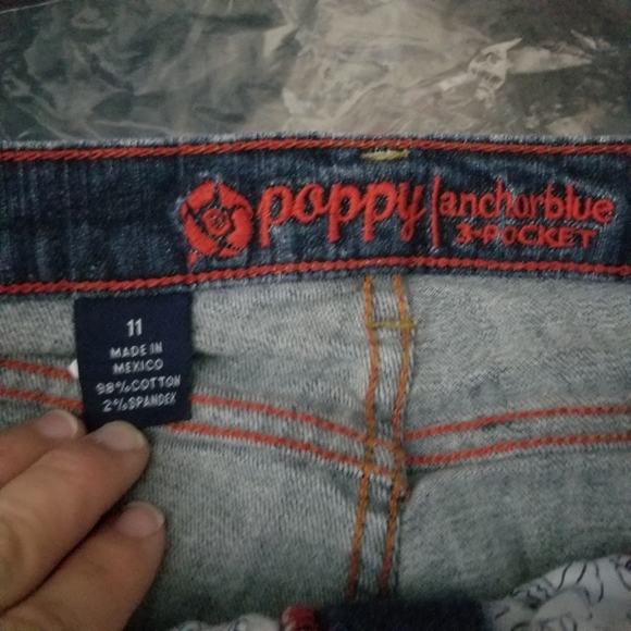 ANCHOR BLUE | Poppy 3-pocket bootcut jeans - Picture 3 of 7